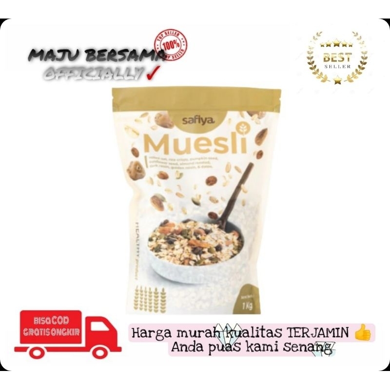 

MB - Sereal makanan diet muesli fruit and seed 1 kg sereal sehat authentic safiya food 500 gram / 1 kg