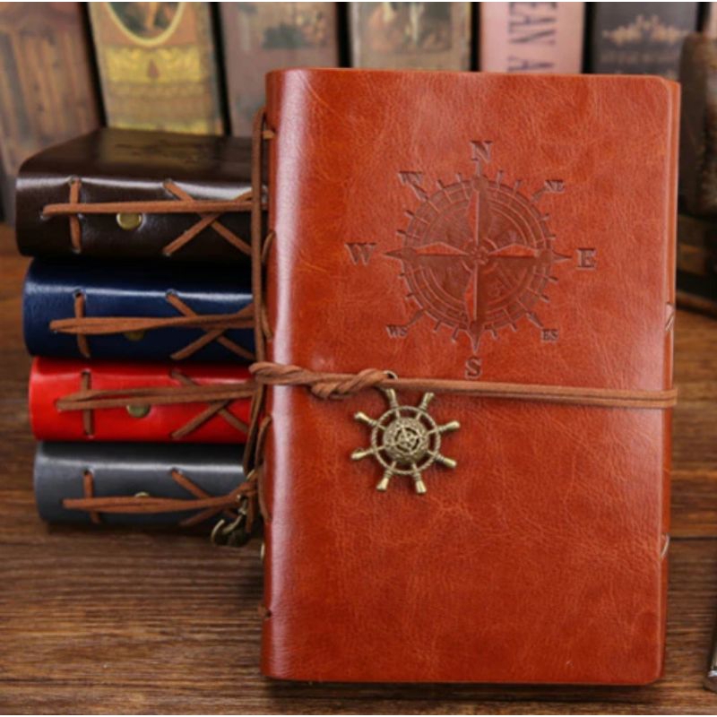 

BUKU DIARY BINDER KULIT RETRO PIRATE COMPASS VINTAGE DAILY NOTEBOOK LEATHER BOOK BUKU CATATAN HARIAN AGENDA PIRATES KOMPAS KLASIK CLASSIC ELEGAN BERKELAS ELEGANT CLASSY