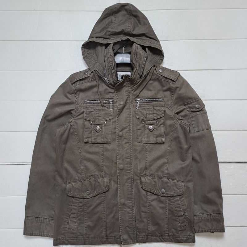 JAKET VILLAND UTILITY CANVAS JACKET SIZE M