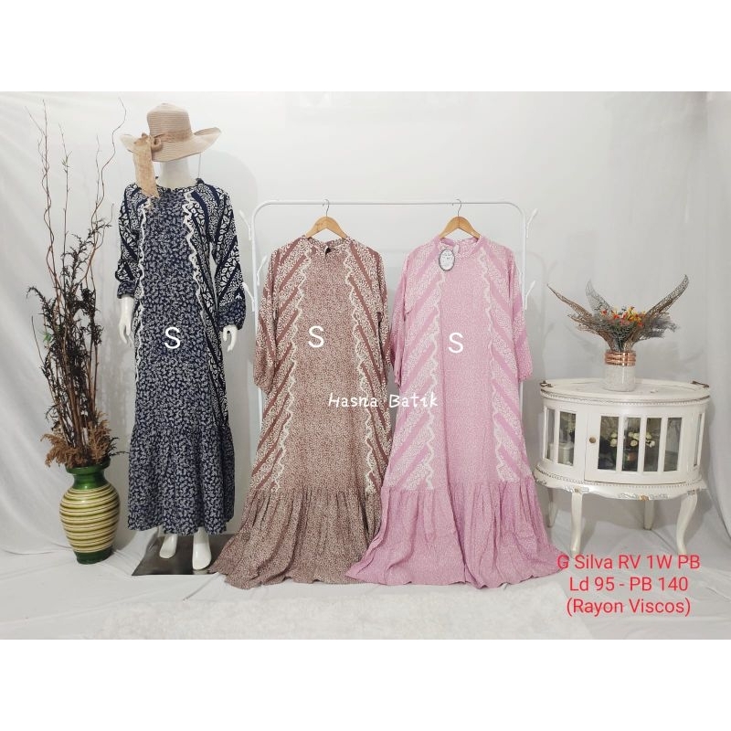 Gamis Luza (G. Silva RV 1W PB) Batik Pekalongan