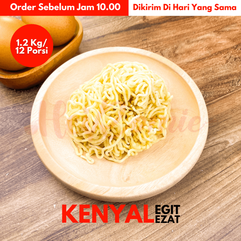 

Mie Mentah Keriting Telur Super 12 Porsi