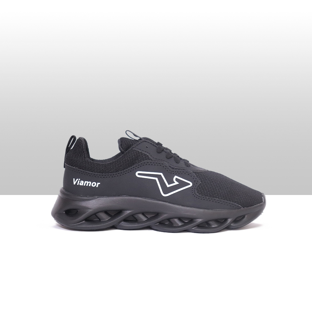 SEPATU SNEAKERS PRIA WANITA FULL BLACK