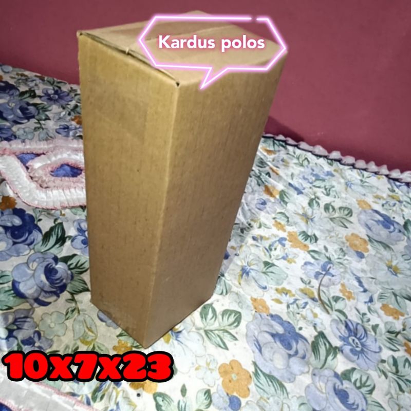 

kardus polos UK 10x7x23 kardus kecil kardus packing