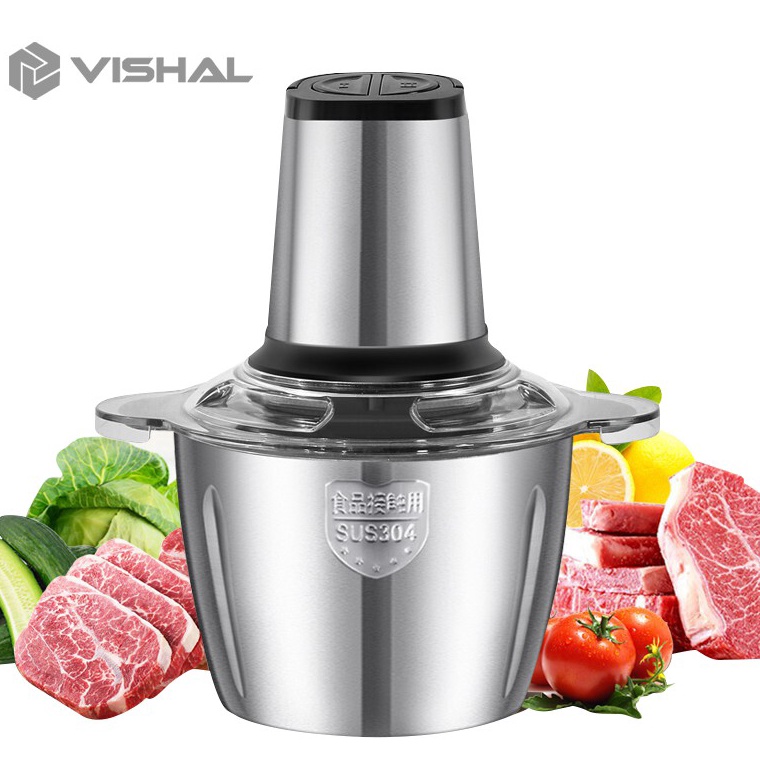 fK VISHAL Jumbo chopper Blender Elektrik Penggiling Penggiling Mixer Fruit Veg Blender Daging VS