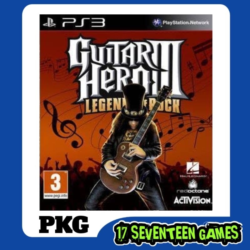 Guitar Hero 3 Game PS3 PKG