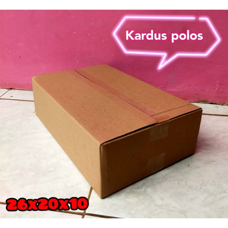 

kardus polos UK 26x20x10 kardus packing kardus besar kardus kecil