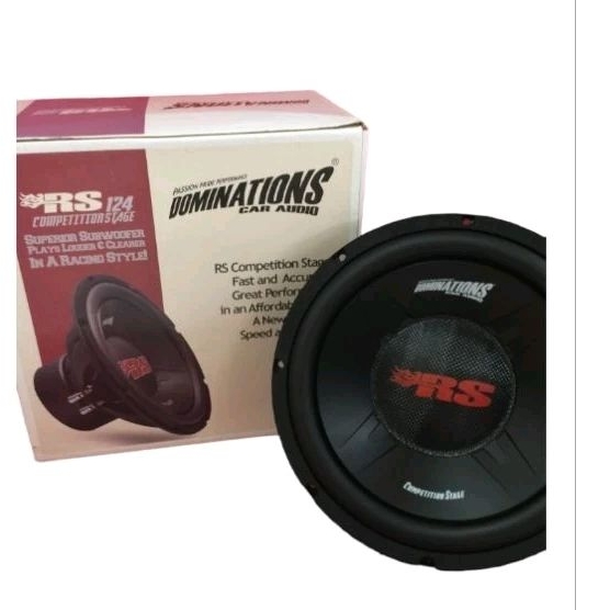 Subwofer Dominations RS 124 competition