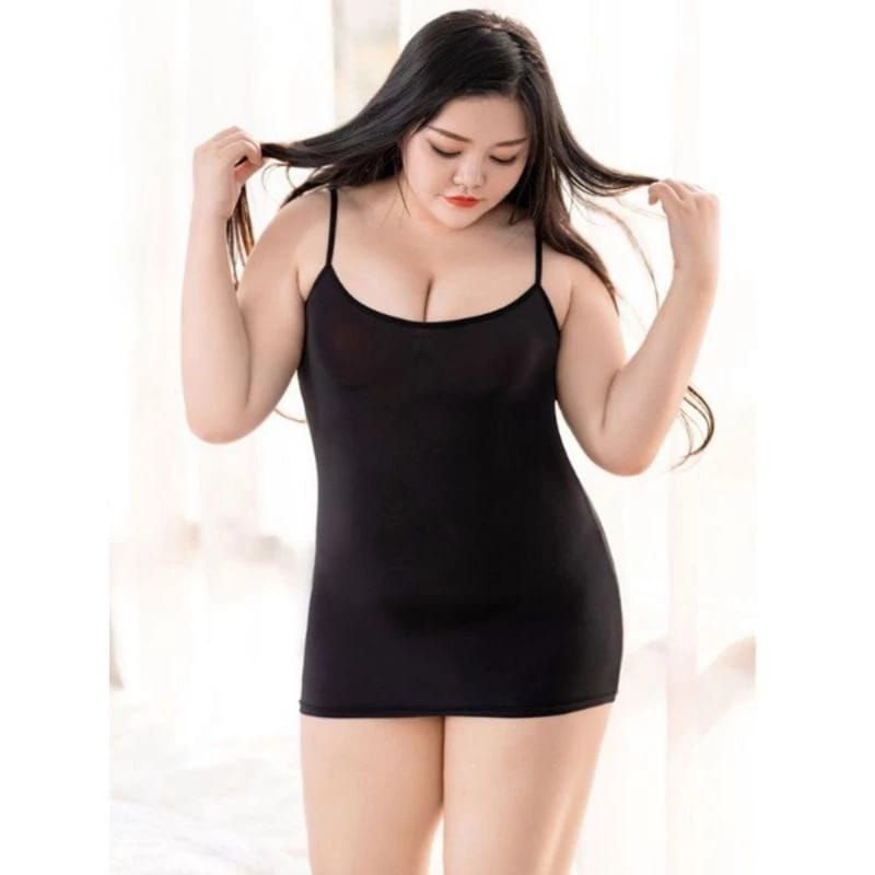 Dress Bodycone TALI Jumbo XL-XXL Dress ketat sexy korean style bahan elastis melarpanjang sampai di 