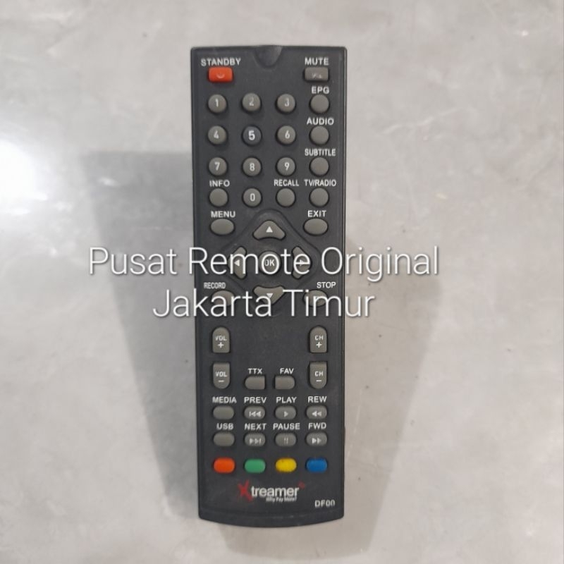 REMOTE REMOT RECEIVER PARABOLA XTREAMER DF00 KECIL ORIGINAL