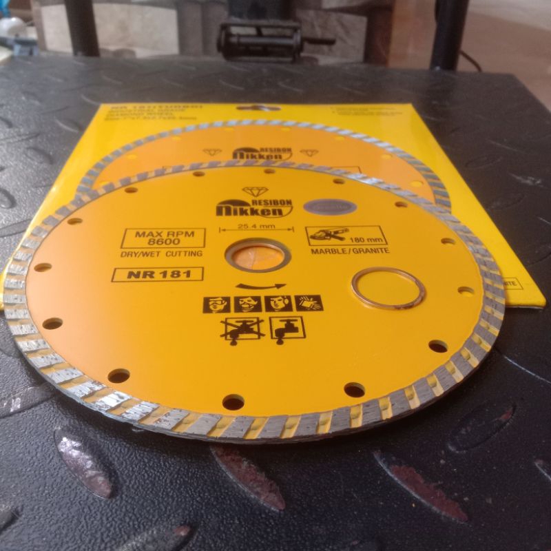 nikken mata potong granit 7 inch model turbo
