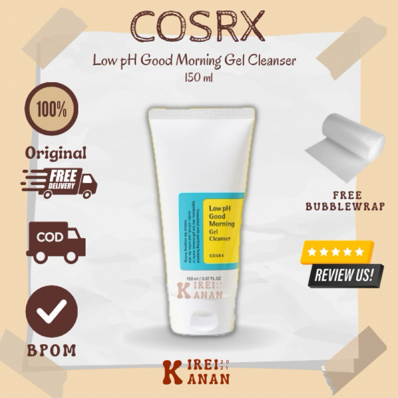COSRX low pH good morning gel cleanser 150 ml / sabun cuci muka