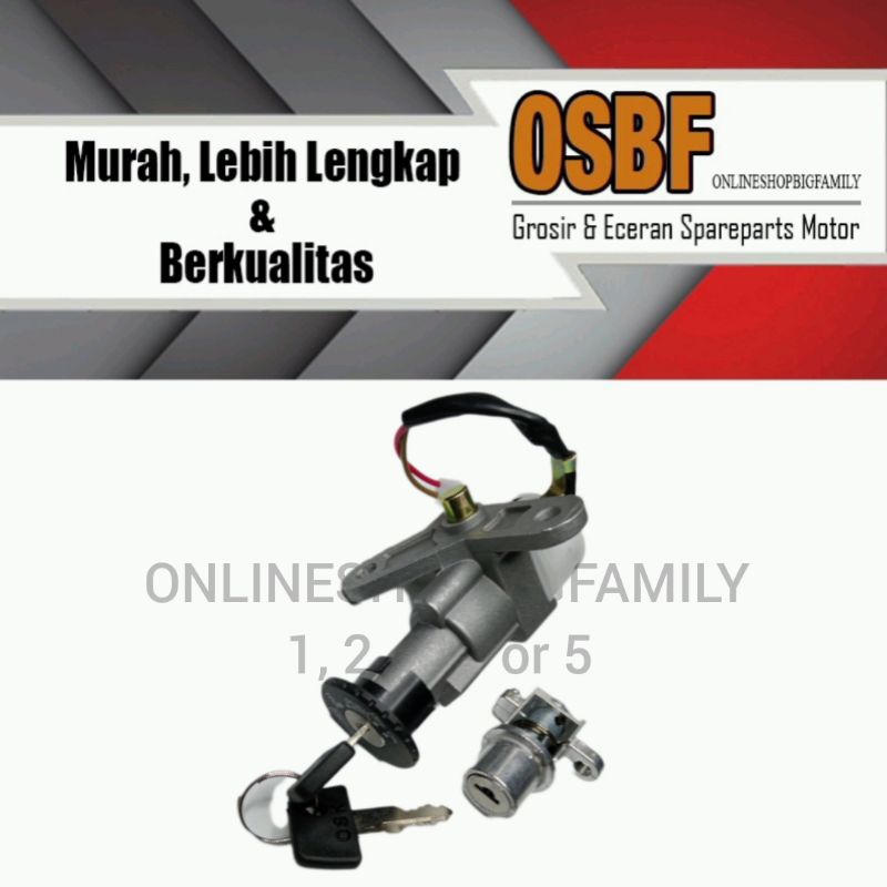 KUNCI KONTAK JUPITER Z/ VEGA R / CRYPTON KOMPLIT (KUNCI KONTAK dan KUNCI JOK)