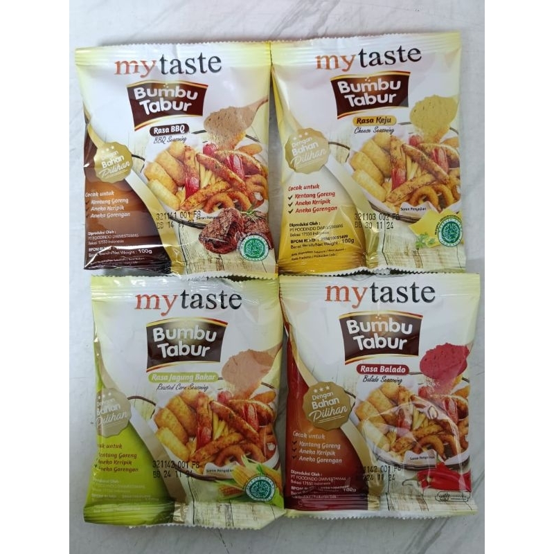 

MY TASTE BUMBU TABUR KEMASAN 100GR | BUMBU KENTANG
