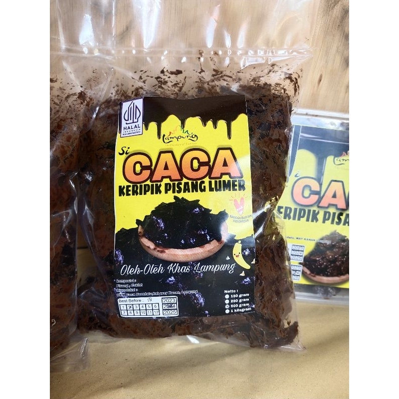 

KERIPIK PISANG LUMER CACA 500 gram rasa coklat