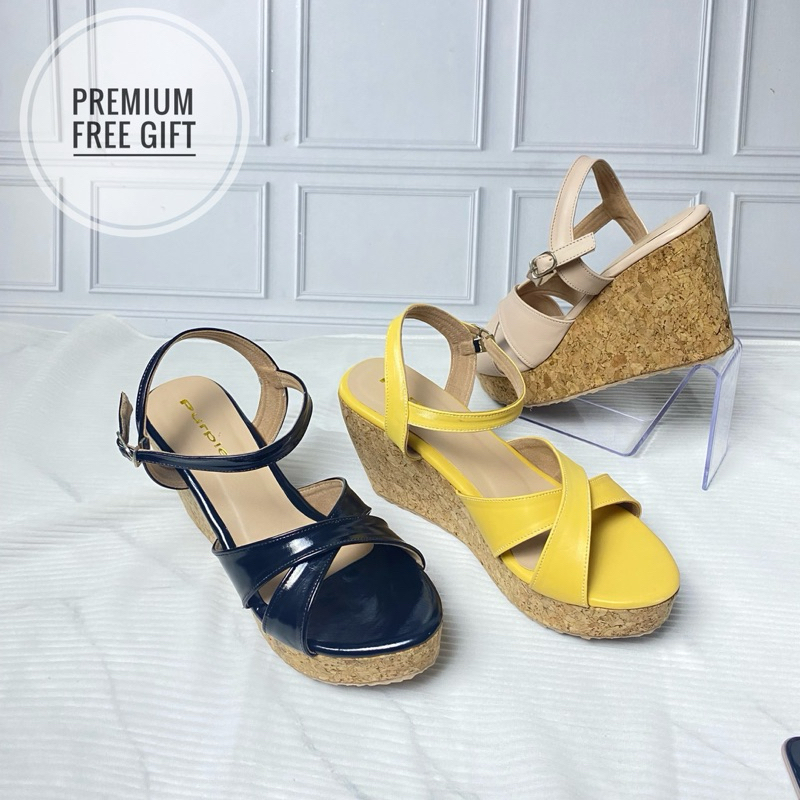 WEDGES SPATU SANDAL WANITA PREMIUM