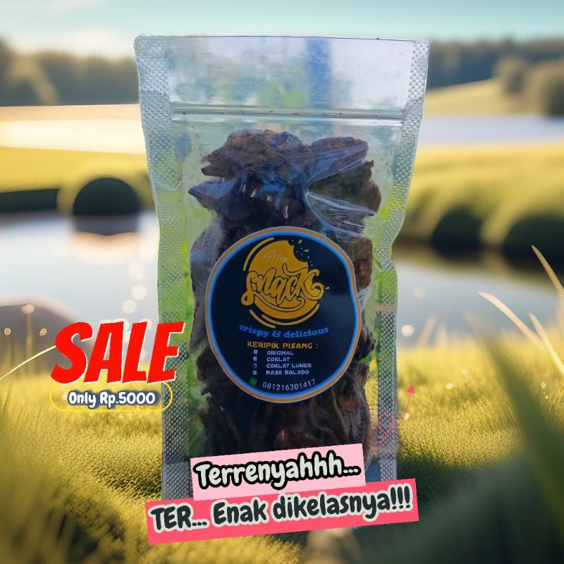 

KERIPIK PISANG KEMASAN 65 GRAM (BEBAS VARIAN)