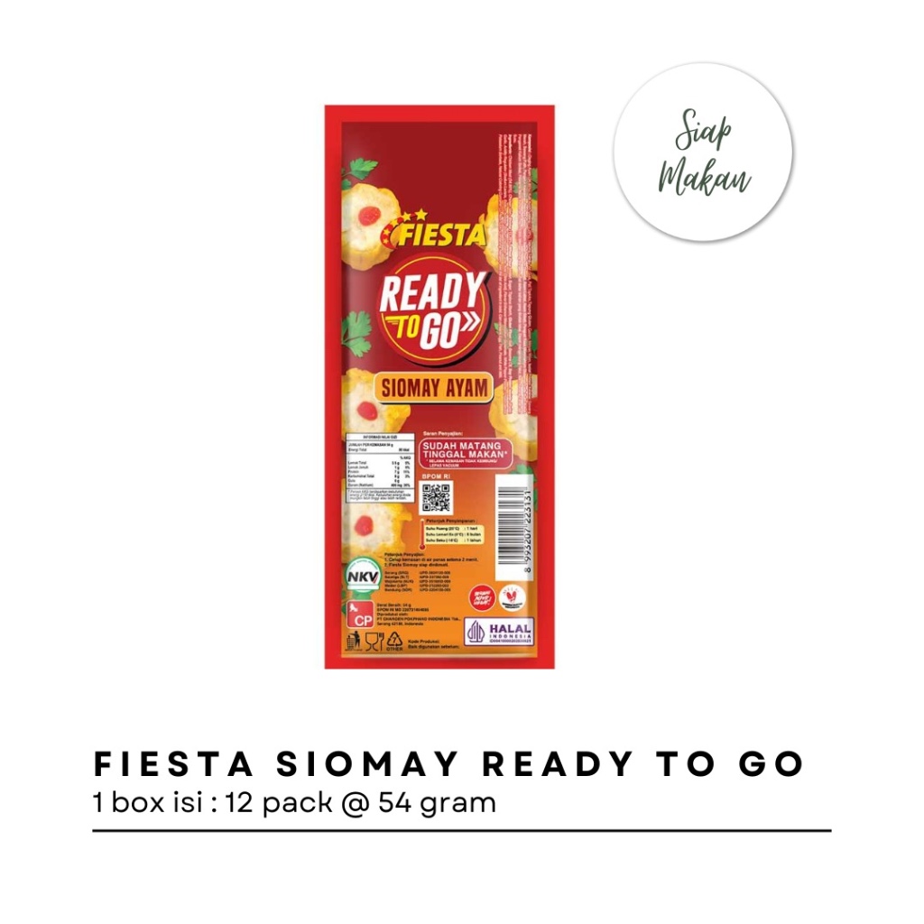 

FIESTA Siomay Ayam Ready To Go Siap Makan 12 pack