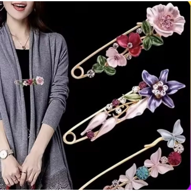 PENITI PIN BROS BUNGA LILI