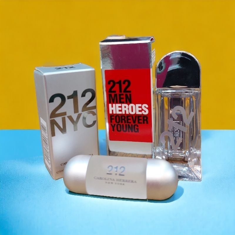 (ORIGINAL) Miniatur Parfum Carolina Herrera 212