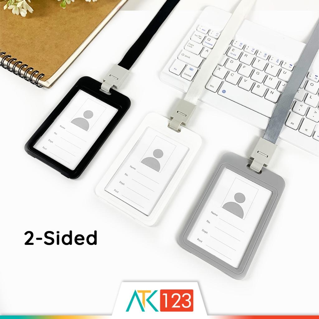 

Gantungan Kartu Nama / Tanda Pengenal / Identitas / ID Card Holder / Name Tag 2 Sisi CHL-805