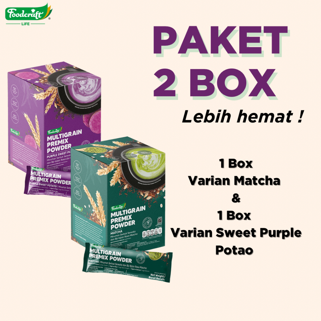 

Foodcraft Multigrain Meal Replacement 2 Box( ISI 28 SACHET)