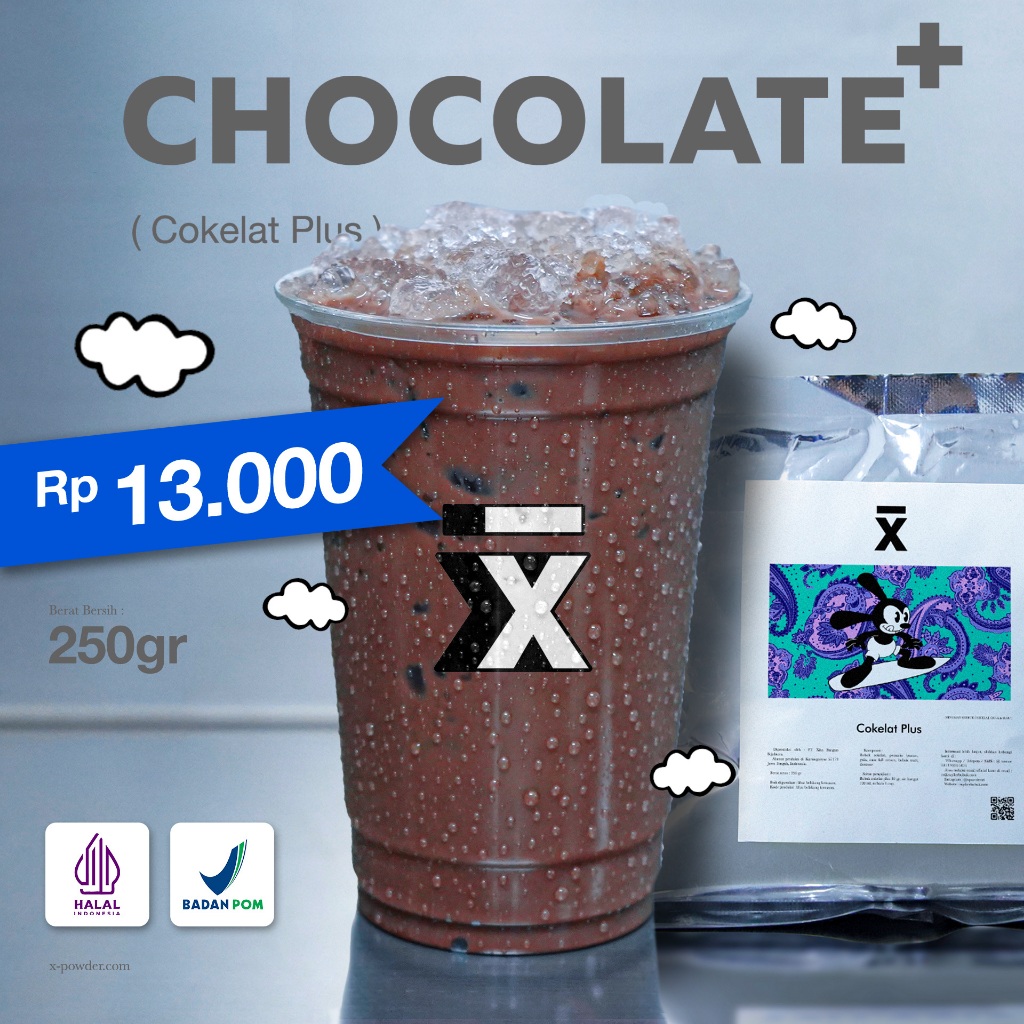 

X Powder - Bubuk Minuman Coklat Plus / Chocomalt 250gr