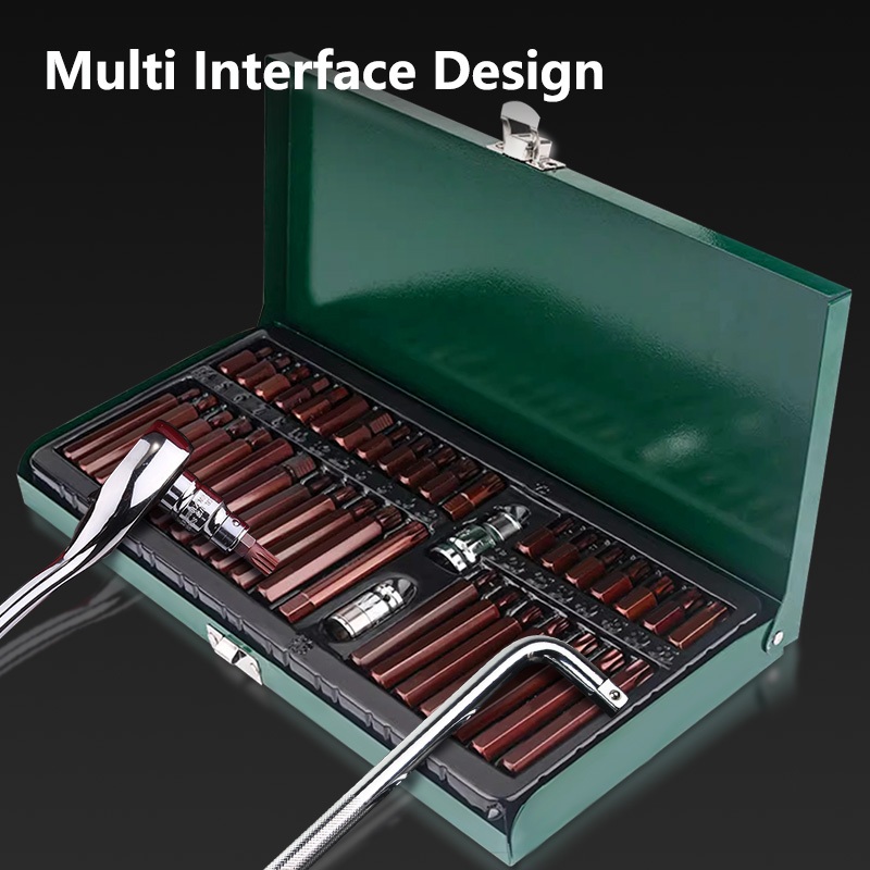 ISKU Power Bit Set 40pcs Star Hex Sp Bit Set Hex Star Sp Bit Set 40 PCS Set Star Hex Sp Socket Mata