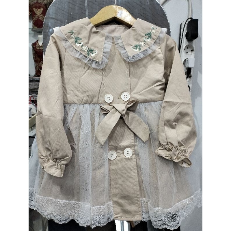 Dress tutu Renda Anak Import