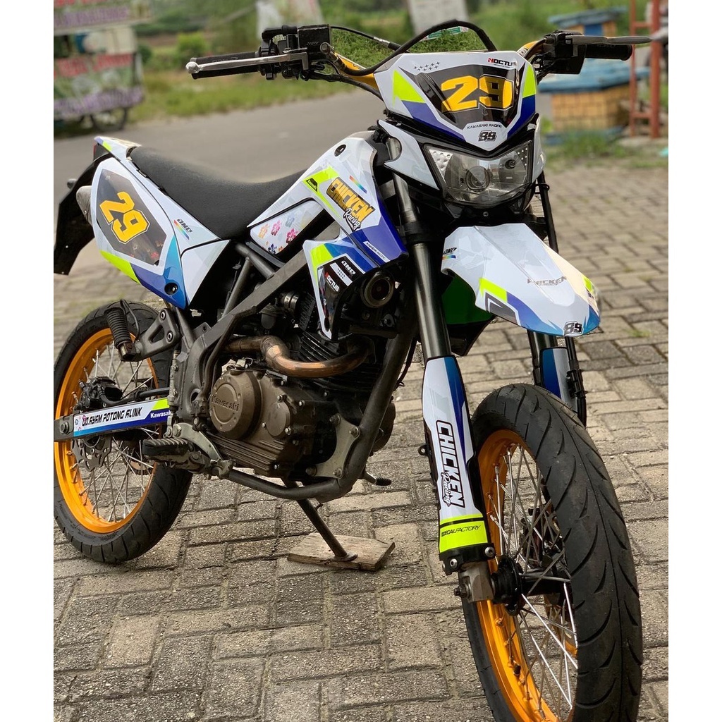 Decal klx bf full body decal klx bf extreme full body decal klx bf supermoto