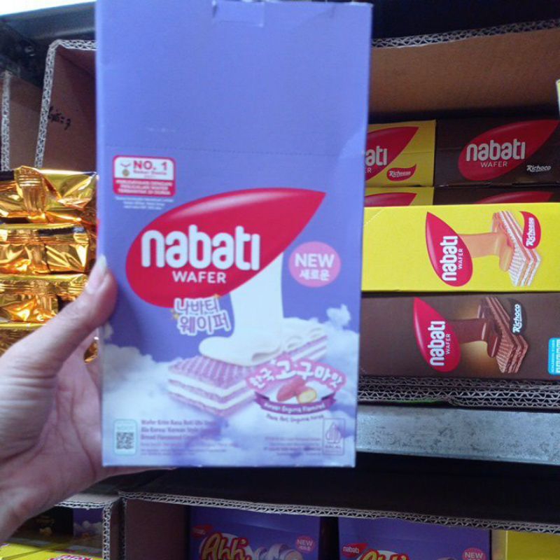 

Nabati Wafer Krim 120gram_isi 20 bungkus