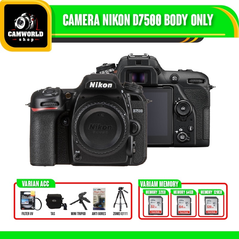 Nikon D7500 Body Only Camera Digital Nikon D7500 BO