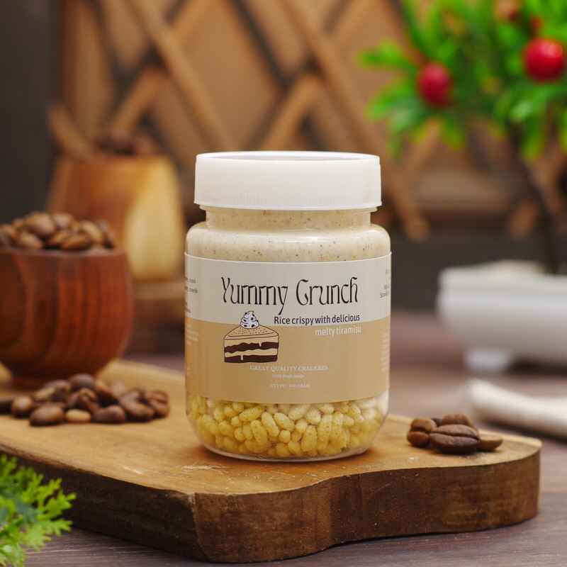 

Yummy crunch-CHOCO JAR TIRAMISU LUMER CRUNCHY MELTY CEMILAN KEKINIAN