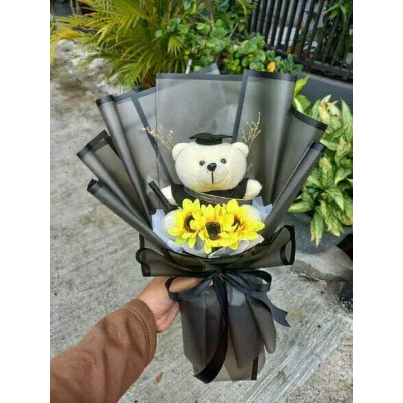 

Buketwisudabonekadenganbungamatahari/bisacustom