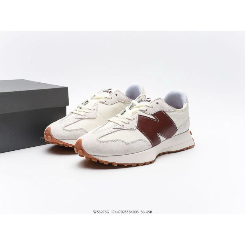 SEPATU NEW BALANCE 327 STAUD CREAM MAROON BNIB 100% AUTHENTIC | SNEAKERS | SEPATU NB | SEPATU WANITA