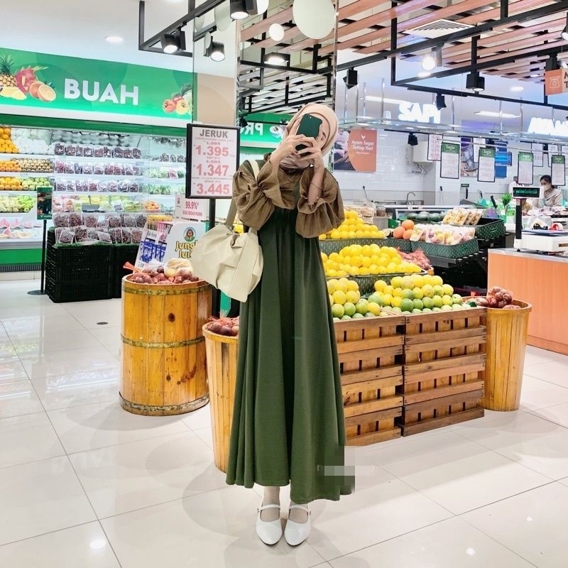 OVERALL DRESS / OVERALL WANITA MUSLIM JUMBO