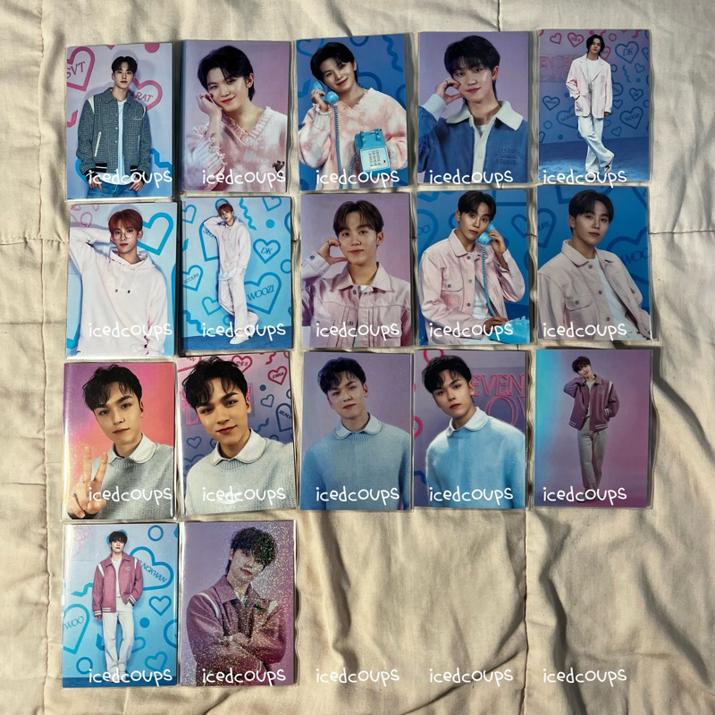 tc love japan fanmeeting seventeen / hoshi woozi the8 mingyu dk seungkwan vernon dino / photocard pc