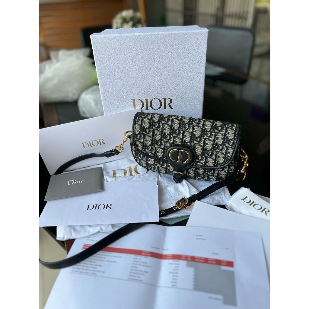 Authentic DIOR Bobby M Canvas Preloved