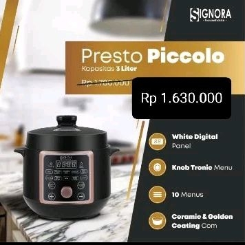 Presto Piccolo 3 Liter Signora/Presto Listrik