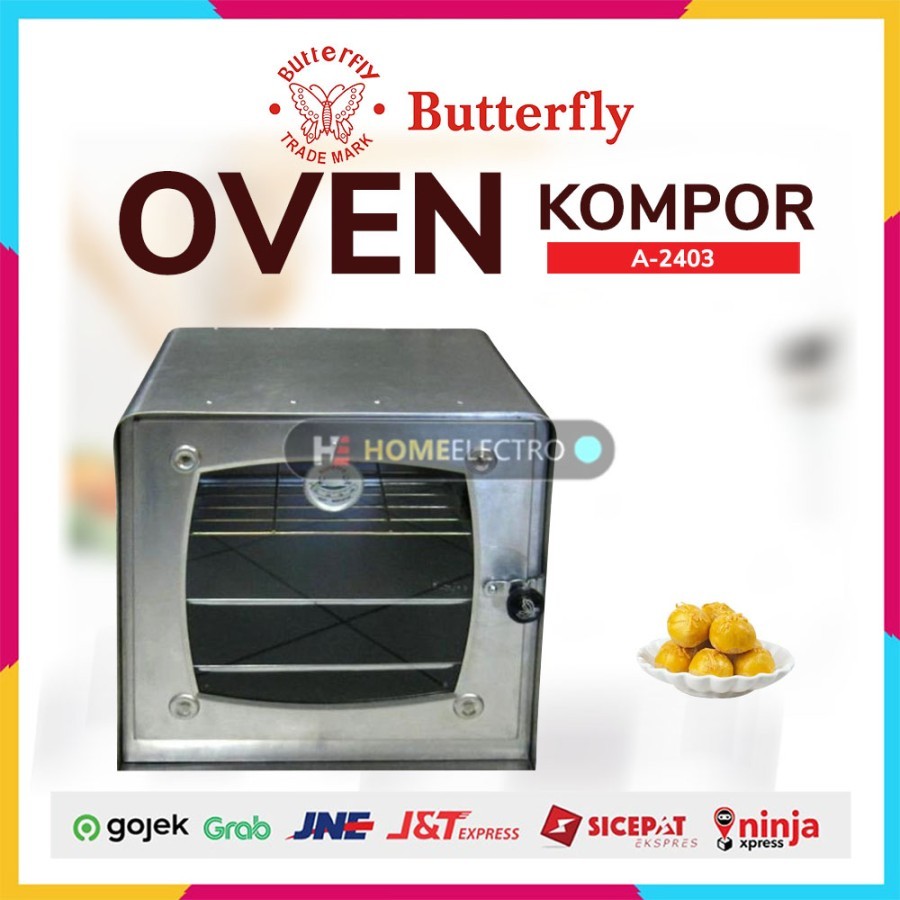 Oven Alumunium Butterfly A-2403 Oven Kompor Aluminium A2403
