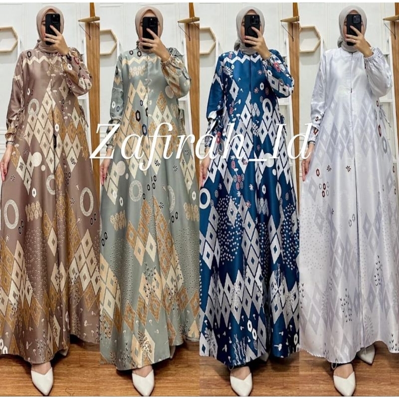 (Ready Jumbo )Gamis silk premium kondangan/Gamis silk premium/gamis Abstrak Husna Busui