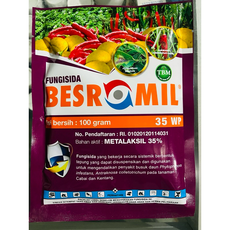 Fungisida Sistemik BESROMIL 35WP 100Gr
