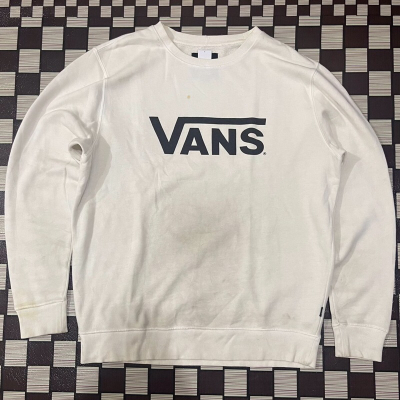 Nama CREWNECK HOODIE FULL WHITE LOGO BOX / SECOND ORIGINAL