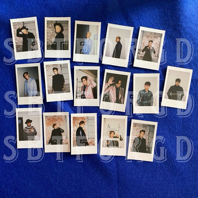 G-Dragon Top Daesung Taeyang Seungri Bigbang Photocard Pc Polaroid Official