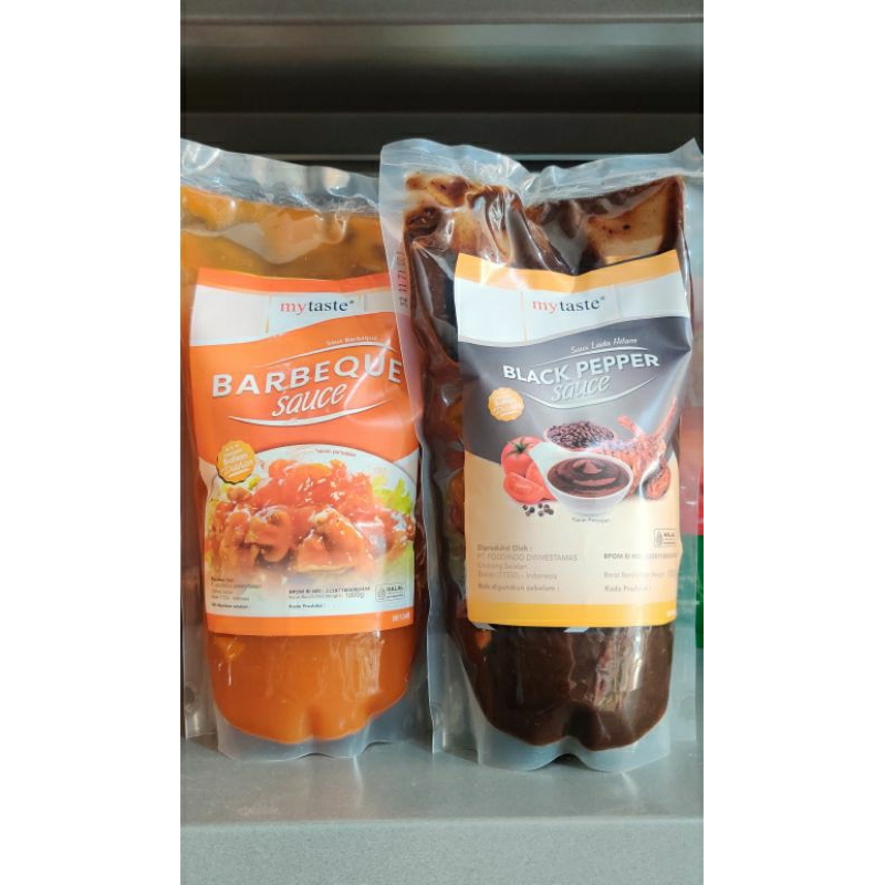 My Taste Blackpepper / Barbeque BBQ Sauce 500gr Horeka Pack GROSIR