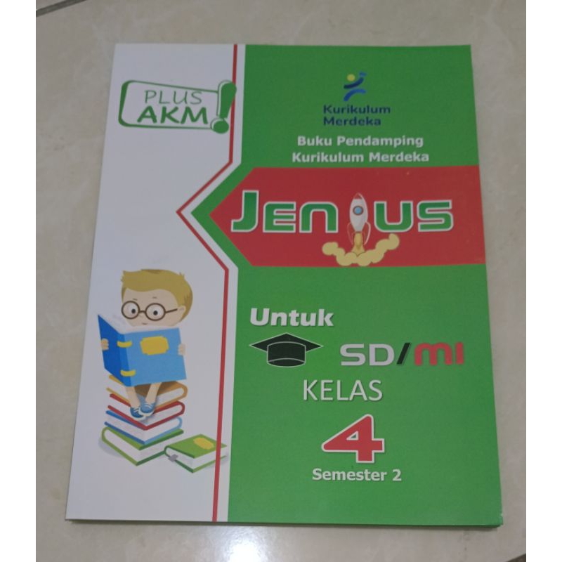 

Buku JENIUS KELAS 4 SD/MI Semester 2 Tahun 2024
