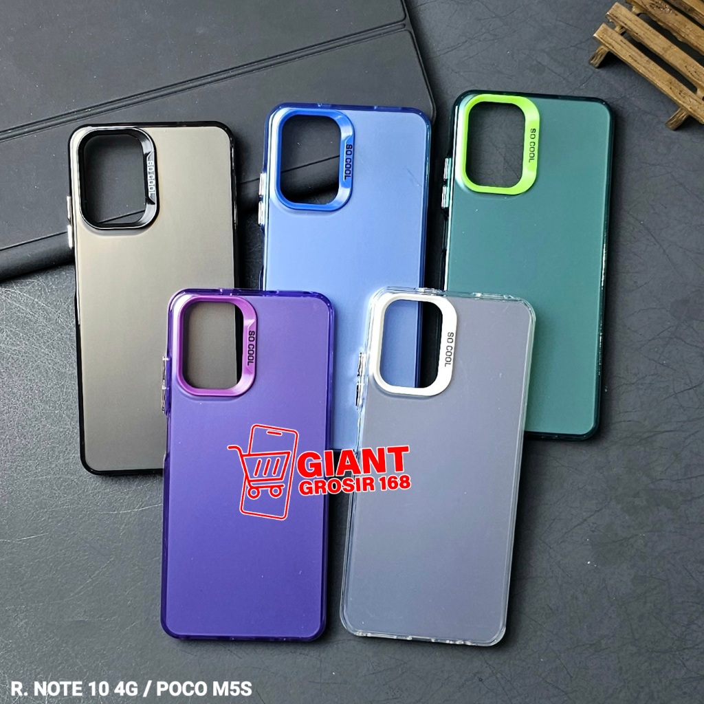Case IMD Hologram Polycarbon Case Color Plate Poco M5S