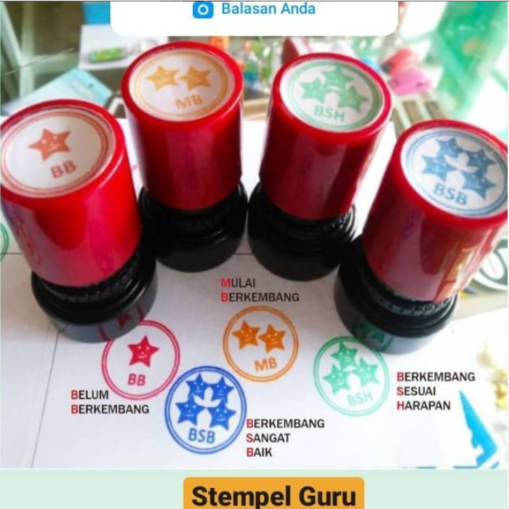 

STempel Bintang atau smile 25mm