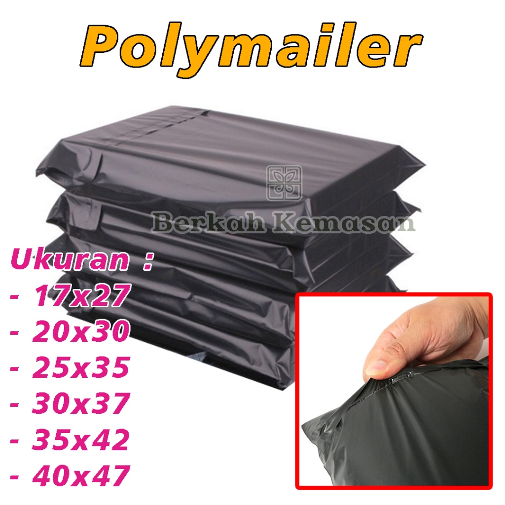 

POLYMAILER GLOSSY ATAU PLASTIK PACKING LDPE GRADE A