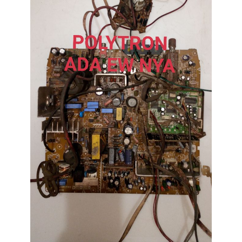 MESIN TV POLYTRON SLIM 21 IN muti media EW.SUBWOPER