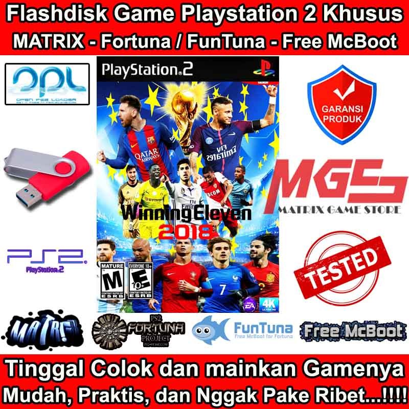 Flashdisk Game PS2 PS 2 Winning Eleven 2018 FIFA World Cup 2018 Russia